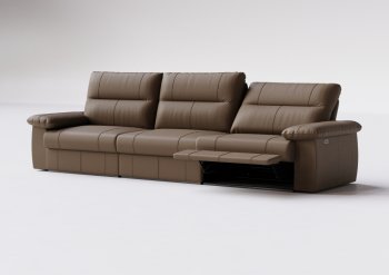 Sofá Vigore em Couro 2.30 - 2 Mod de 90 cm com braço