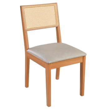 Cadeira Alice com Tela Palha Sextavada